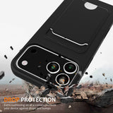 For-iPhone-17-Pro-Case-Liquid-Silicone-Card-Holder-Back-Phone-Cover-with-Lanyard-Black
