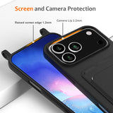For-iPhone-17-Pro-Case-Liquid-Silicone-Card-Holder-Back-Phone-Cover-with-Lanyard-Black