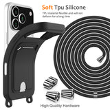 For-iPhone-17-Pro-Case-Liquid-Silicone-Card-Holder-Back-Phone-Cover-with-Lanyard-Black