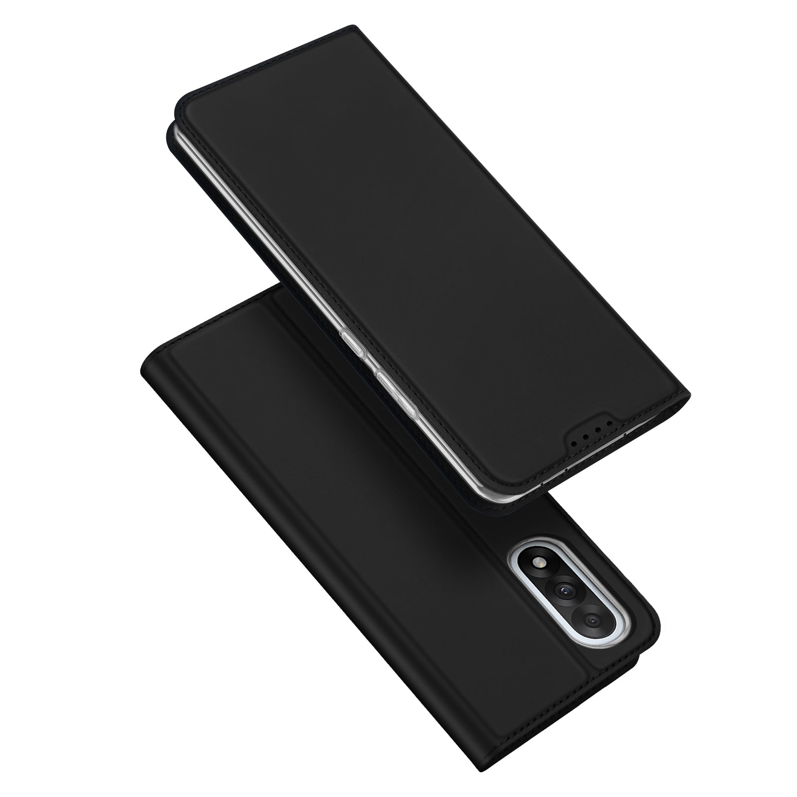 For-OnePlus-Ace-5-Ultra-5G-/-OnePlus-Nord-5-5G-Case-DUX-DUCIS-Skin-Pro-Series-Leather-Stand-Cover-Card-Holder-Black