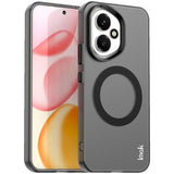 IMAK-For-Honor-400-5G-(Global)-Case-Compatible-with-MagSafe-PC-+-TPU-Protective-Phone-Back-Cover-Black