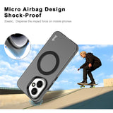 IMAK-For-Honor-400-5G-(Global)-Case-Compatible-with-MagSafe-PC-+-TPU-Protective-Phone-Back-Cover-Black