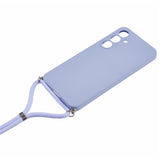 For-Samsung-Galaxy-S25-FE-Case-Flexible-TPU-Fiber-Lining-Anti-Shock-Crossbody-Phone-Cover-Light-Purple