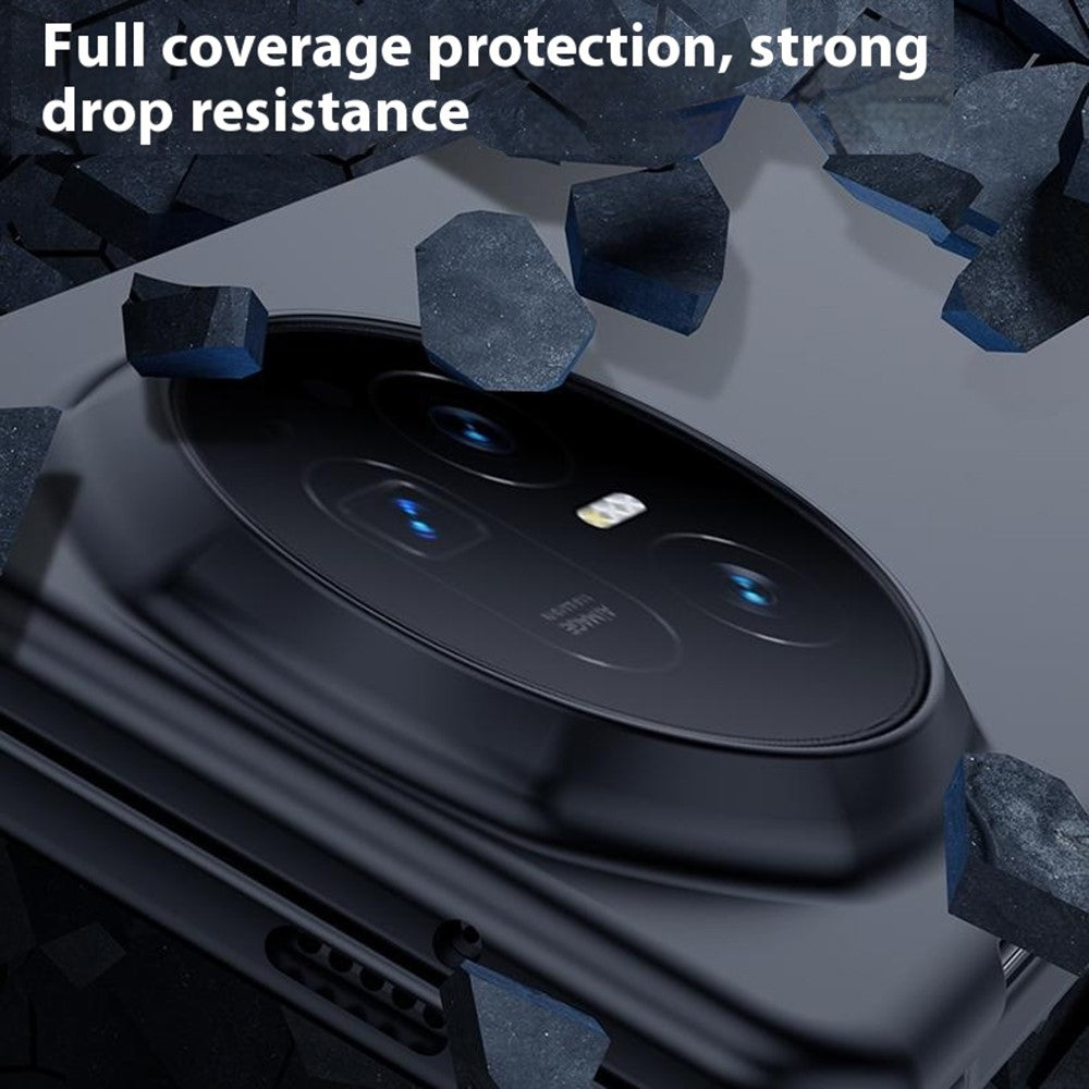 For-Honor-Magic-V5-5G-Case-Ultra-Thin-Skin-Touch-Rubberized-Hard-PC-Phone-Cover-Black