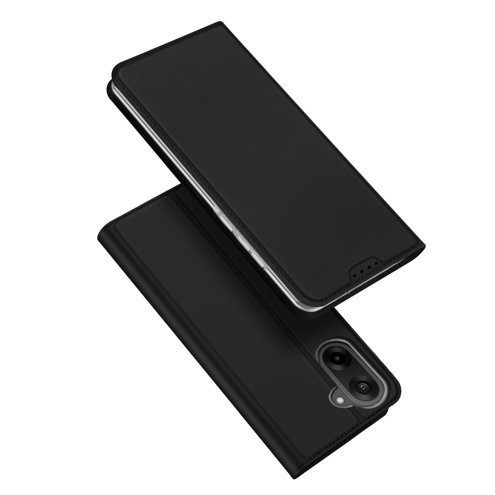 For-OnePlus-Ace-5-Racing-5G-/-OnePlus-Nord-CE5-5G-Case-DUX-DUCIS-Skin-Pro-Series-Leather-Stand-Cover-Card-Holder-Black