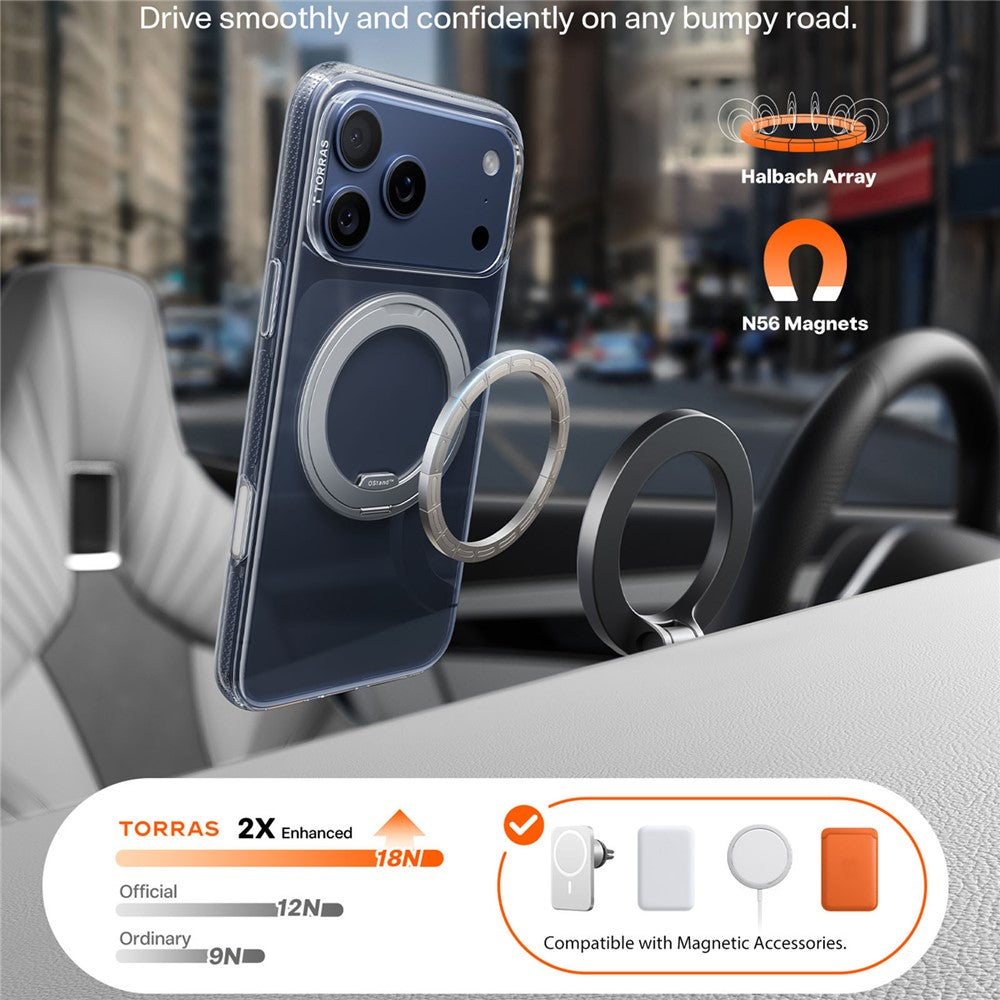 TORRAS-O-Fitness-Series-For-iPhone-17-Pro-Case-Compatible-with-MagSafe-TPU-PC-Kickstand-Phone-Cover-Transparent