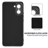 For-OnePlus-Nord-CE5-5G-Liquid-Silicone-Case-Phone-Back-Cover-with-Hand-Strap-Black