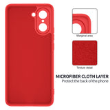 For-OnePlus-Nord-CE5-5G-Liquid-Silicone-Case-Phone-Back-Cover-with-Hand-Strap-Red