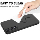 For-OnePlus-Nord-5-5G-Liquid-Silicone-Case-Phone-Back-Cover-with-Hand-Strap-Black