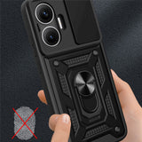 For-Xiaomi-Redmi-Turbo-4-Pro-5G-/-Poco-F7-5G-Case-with-Slide-Camera-Lid-PC-+-TPU-Kickstand-Phone-Cover-Black