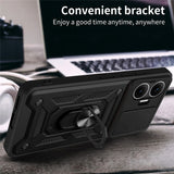 For-Xiaomi-Redmi-Turbo-4-Pro-5G-/-Poco-F7-5G-Case-with-Slide-Camera-Lid-PC-+-TPU-Kickstand-Phone-Cover-Black