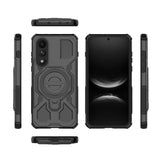 For-OnePlus-Ace-5-Ultra-5G-/-Nord-5-5G-Magnetic-Case-Rotating-Metal-Kickstand-PC-+-TPU-Phone-Back-Cover-Black