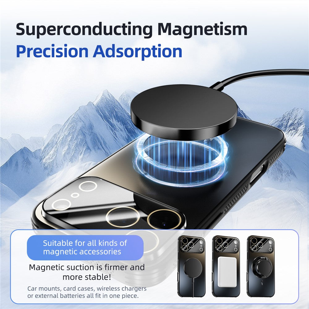 ABEEL-For-iPhone-17-Pro-Max-Magnetic-Case-TPU-PC-Cooling-Matte-Phone-Back-Cover-with-Lens-Film-Black