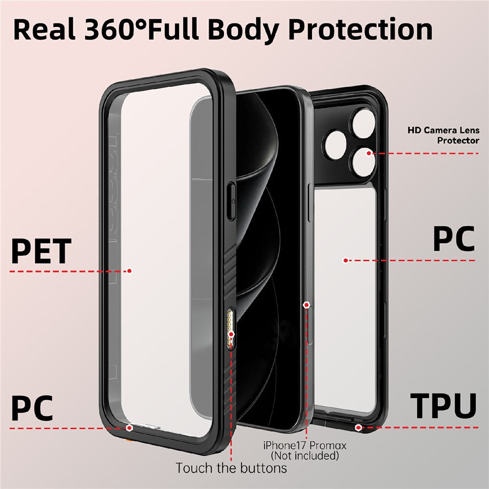 REDPEPPER-FS-/-FM-Series-For-iPhone-17-Pro-Max-Waterproof-Case-IP68-Shockproof-Phone-Cover