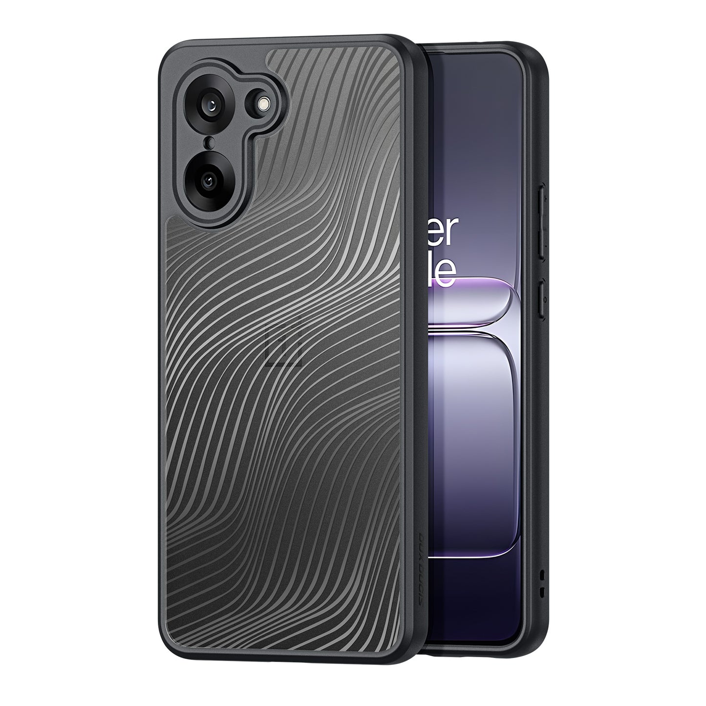 For-OnePlus-Ace-5-Racing-5G-/-OnePlus-Nord-CE5-5G-Case-DUX-DUCIS-Aimo-Series-TPU+PC-Matte-Drop-proof-Phone-Cover-(REACH-Certification)-Black