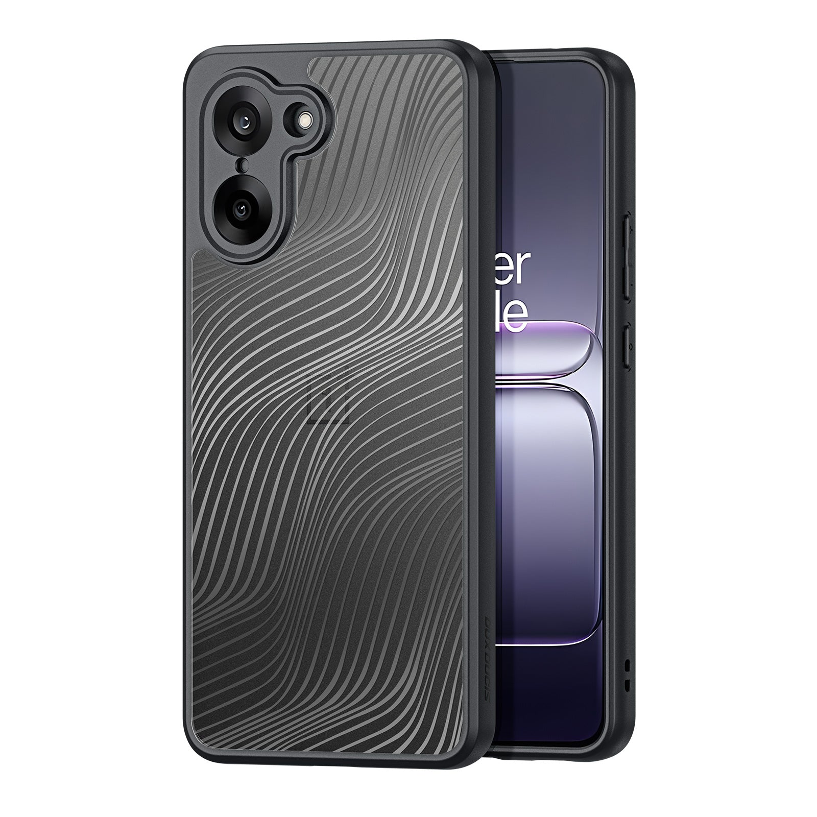 For-OnePlus-Ace-5-Racing-5G-/-OnePlus-Nord-CE5-5G-Case-DUX-DUCIS-Aimo-Series-TPU+PC-Matte-Drop-proof-Phone-Cover-(REACH-Certification)-Black