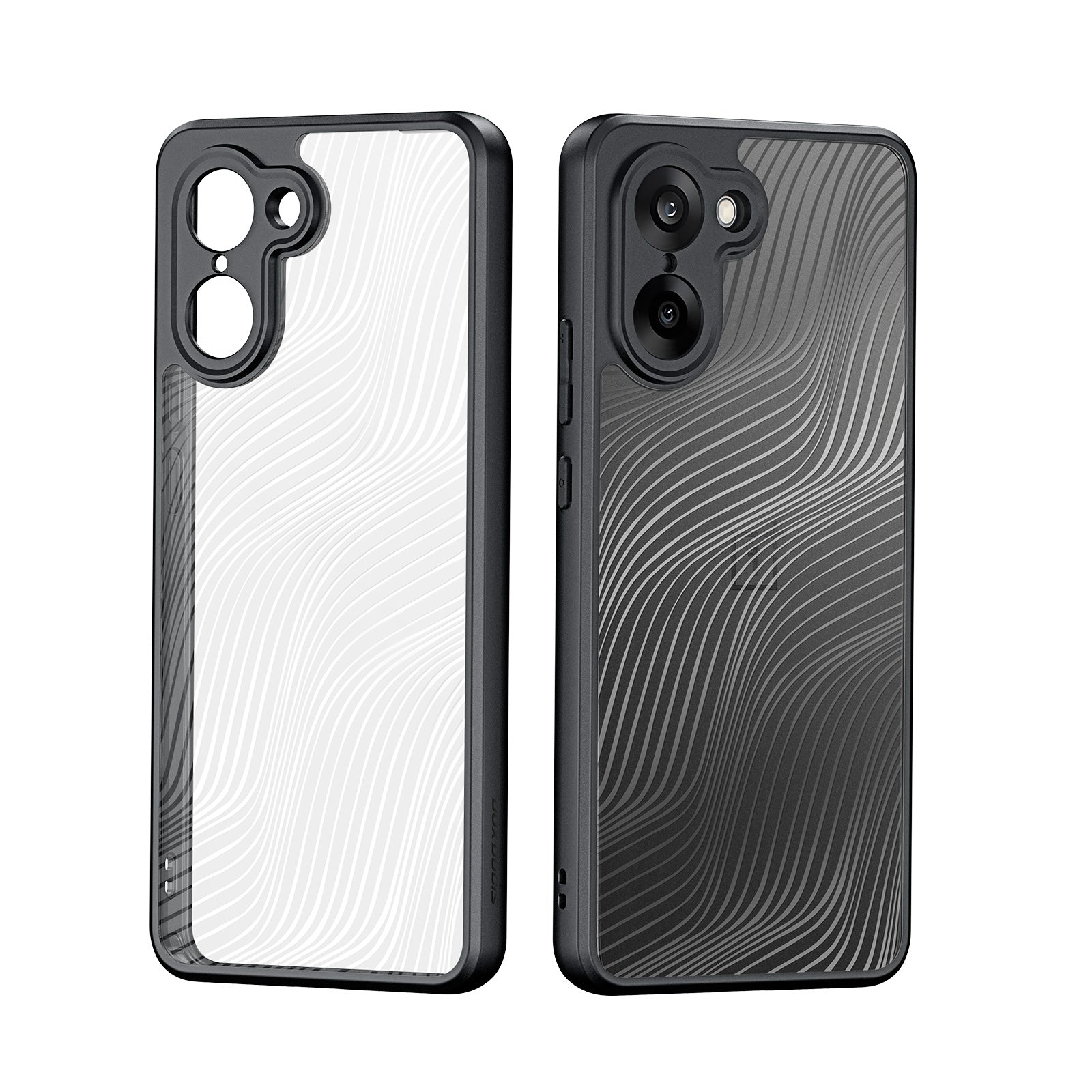 For-OnePlus-Ace-5-Racing-5G-/-OnePlus-Nord-CE5-5G-Case-DUX-DUCIS-Aimo-Series-TPU+PC-Matte-Drop-proof-Phone-Cover-(REACH-Certification)-Black