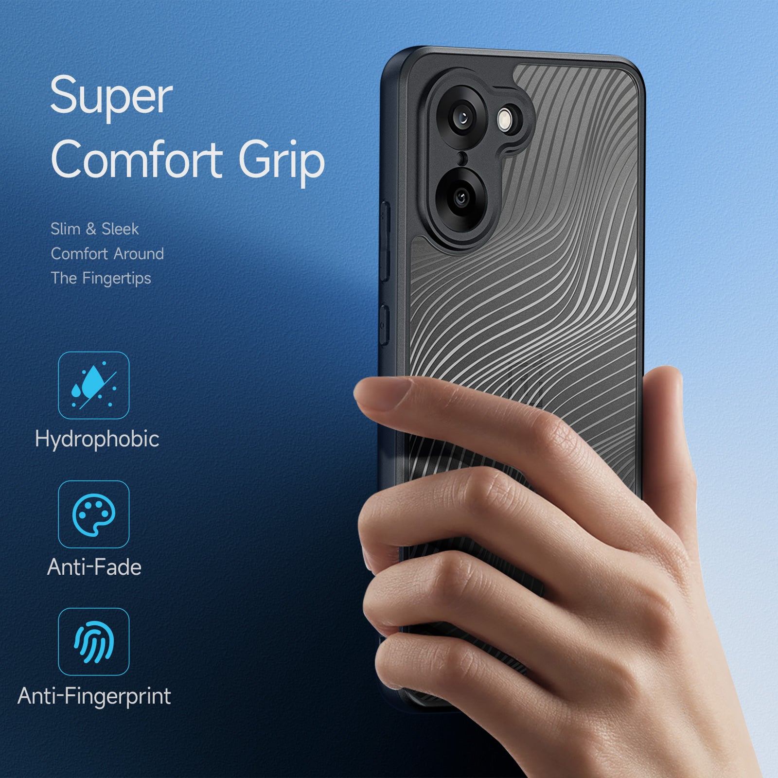 For-OnePlus-Ace-5-Racing-5G-/-OnePlus-Nord-CE5-5G-Case-DUX-DUCIS-Aimo-Series-TPU+PC-Matte-Drop-proof-Phone-Cover-(REACH-Certification)-Black