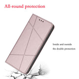 For-Samsung-Galaxy-A17-5G-/-A17-4G-/-A26-5G-/-A16-5G-/-A16-4G-Wallet-Case-Line-Imprinted-Leather-Stand-Phone-Cover-with-Wrist-Strap-Rose-Gold