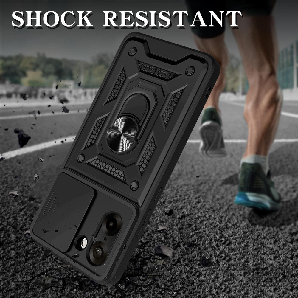 For-OnePlus-Nord-CE5-5G-Case-with-Slide-Camera-Lid-PC-+-TPU-Kickstand-Phone-Cover-Black