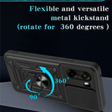 For-OnePlus-Nord-CE5-5G-Case-with-Slide-Camera-Lid-PC-+-TPU-Kickstand-Phone-Cover-Green