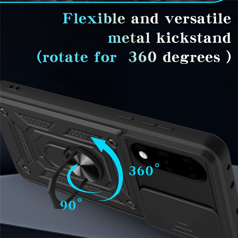 For-OnePlus-Nord-5-5G-Case-with-Slide-Camera-Lid-PC-+-TPU-Kickstand-Phone-Cover-Black