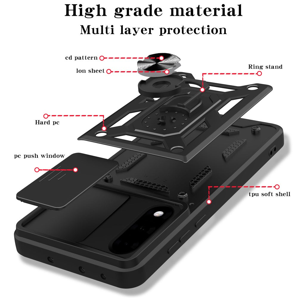 For-OnePlus-Nord-5-5G-Case-with-Slide-Camera-Lid-PC-+-TPU-Kickstand-Phone-Cover-Black