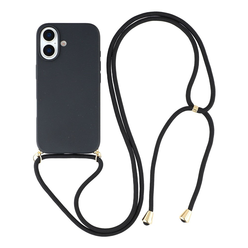 For-iPhone-17-Case-Biodegradable-Wheat-Straw-+-TPU-Eco-Friendly-Phone-Cover-with-Lanyard-Black