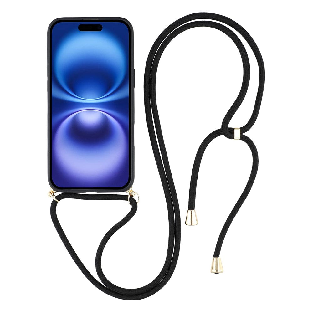 For-iPhone-17-Case-Biodegradable-Wheat-Straw-+-TPU-Eco-Friendly-Phone-Cover-with-Lanyard-Black