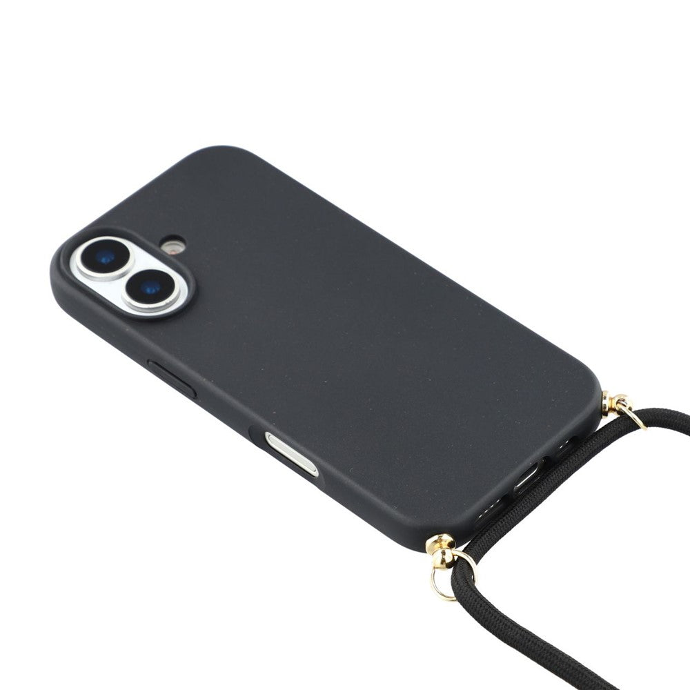 For-iPhone-17-Case-Biodegradable-Wheat-Straw-+-TPU-Eco-Friendly-Phone-Cover-with-Lanyard-Black