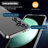For-Samsung-Galaxy-S25-FE-Clear-TPU-Anti-Scratch-Phone-Case-+-2.5D-Arc-Edge-Screen-Protector