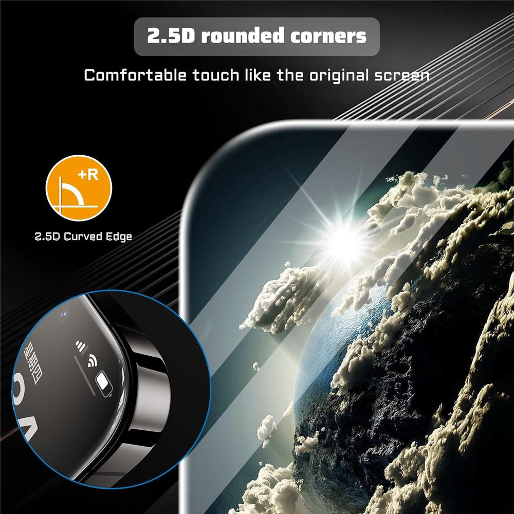 For-Samsung-Galaxy-S25-FE-Clear-TPU-Anti-Scratch-Phone-Case-+-2.5D-Arc-Edge-Screen-Protector