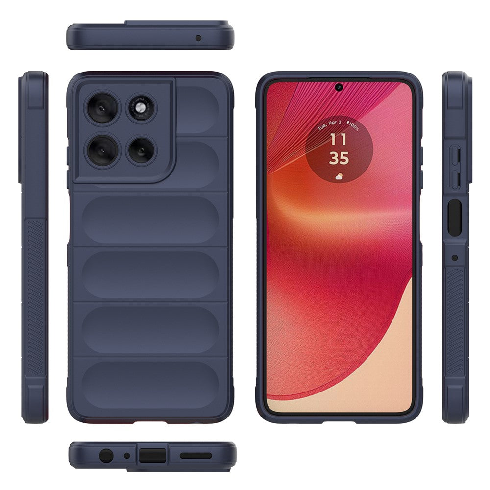 For-Motorola-Moto-G56-5G-Case-Anti-Drop-Soft-TPU-Rugged-Phone-Back-Cover-Dark-Blue