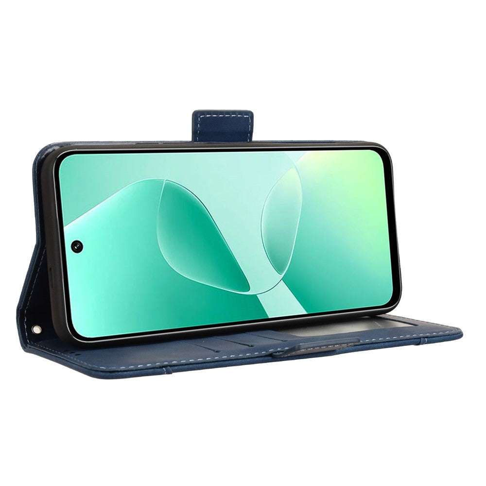 For-Infinix-Hot-60-5G-/-Hot-60i-4G-Leather-Case-Phone-Wallet-Cover-with-Multiple-Card-Slots-Blue