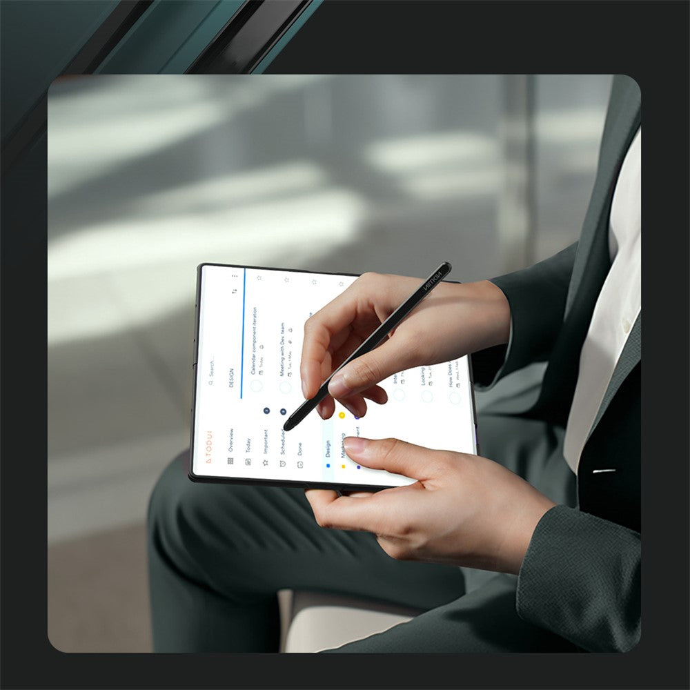 NILLKIN-Flex-Pure-Fold-Case-for-Samsung-Galaxy-Z-Fold7-5G-Silicone-+-PC-Phone-Cover-with-Stylus-Pen-Black