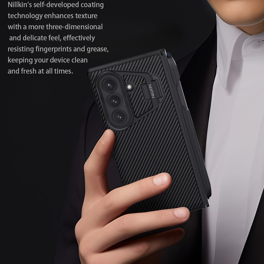 NILLKIN-CamShield-Prop-Series-For-Samsung-Galaxy-Z-Fold7-5G-Case-PC-Phone-Cover-with-Clear-Camera-Lid-/-Stylus-Pen