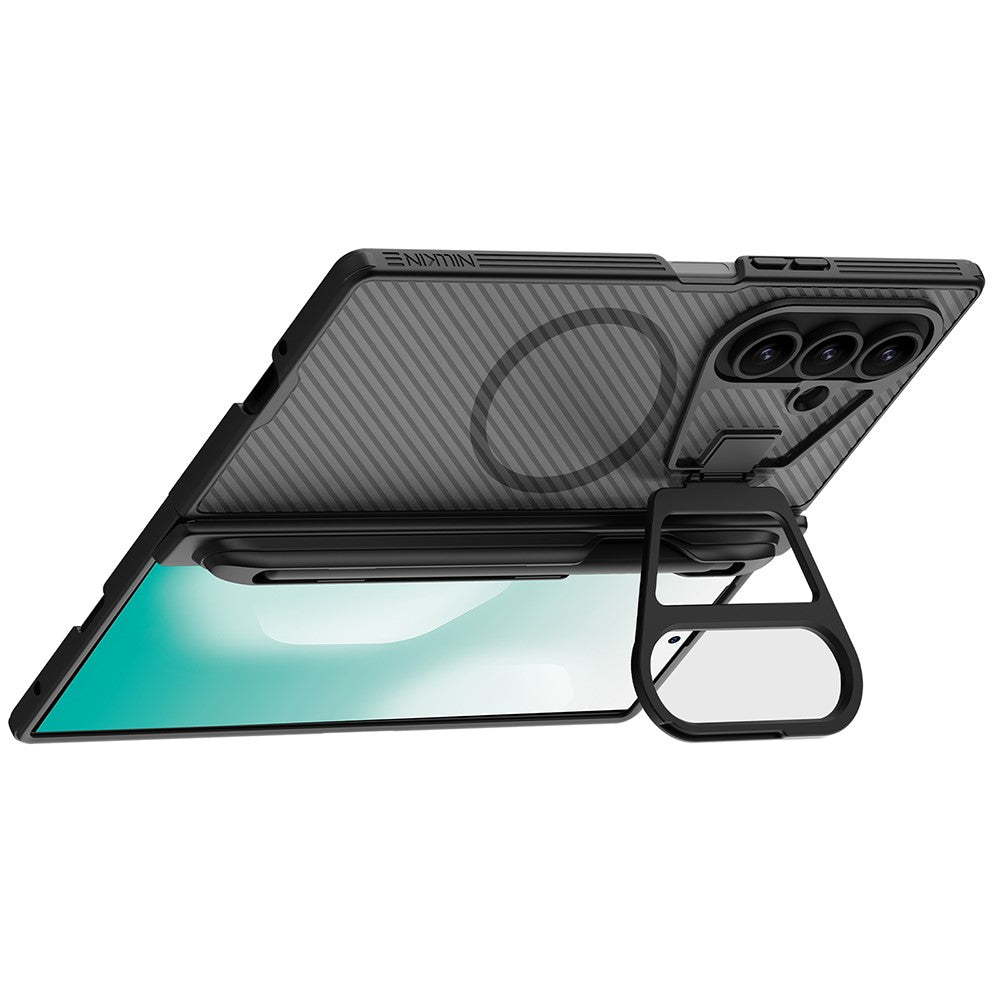 NILLKIN-CamShield-Prop-Magnetic-Translucent-Series-For-Samsung-Galaxy-Z-Fold7-5G-Case-with-Stylus-Pen-Clear-Camera-Lid-PC-Phone-Cover