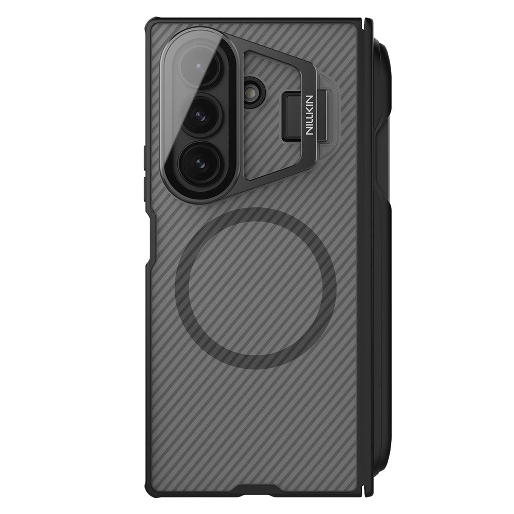 NILLKIN-CamShield-Prop-Magnetic-Translucent-Series-For-Samsung-Galaxy-Z-Fold7-5G-Case-with-Stylus-Pen-Clear-Camera-Lid-PC-Phone-Cover