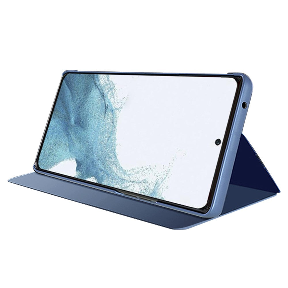 For-Samsung-Galaxy-S25-FE-Case-View-Window-Stand-Leather-Flip-Phone-Cover-Blue