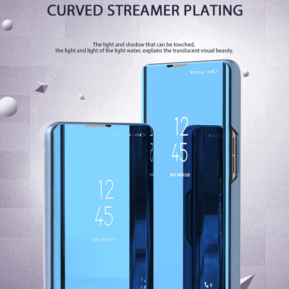 For-Samsung-Galaxy-S25-FE-Case-View-Window-Stand-Leather-Flip-Phone-Cover-Blue