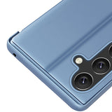 For-Samsung-Galaxy-S25-FE-Case-View-Window-Stand-Leather-Flip-Phone-Cover-Blue