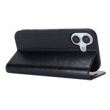 For-iPhone-17-Case-Crazy-Horse-Texture-Split-Leather-Wallet-Phone-Cover-Black
