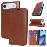 For-iPhone-Air-Case-Crazy-Horse-Texture-Split-Leather-Wallet-Phone-Cover-Light-Brown