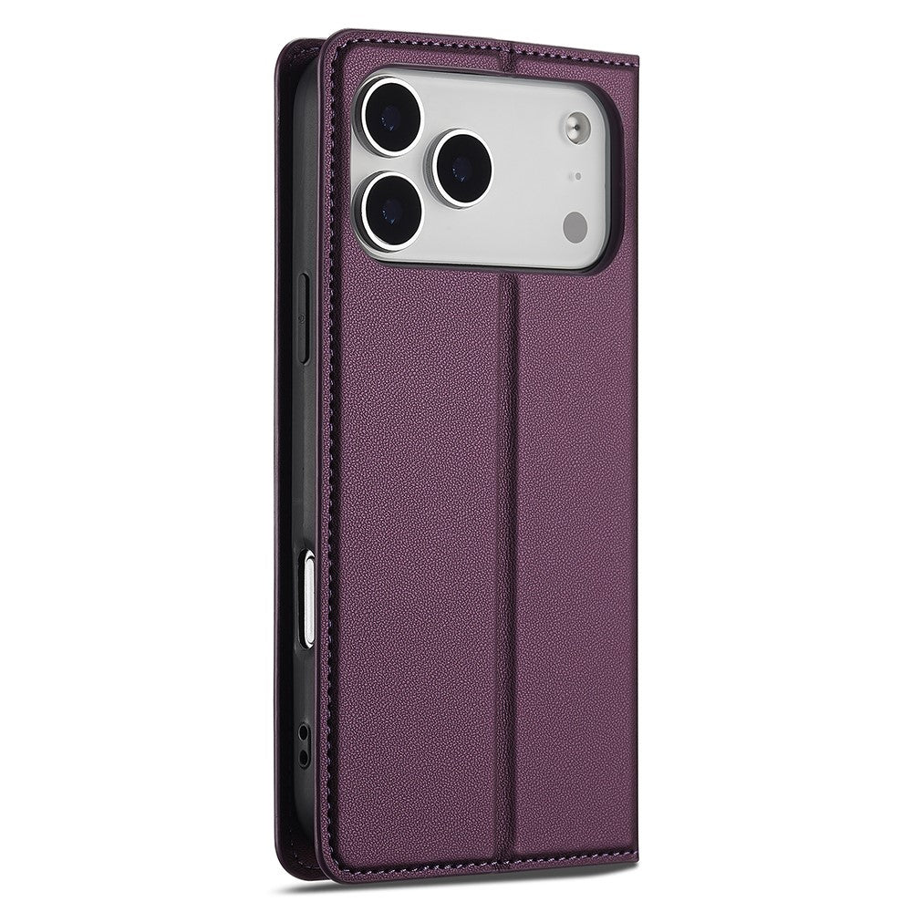 LC.IMEEKE-L1-Series-for-iPhone-17-Pro-Case-PU-Leather-Wallet-Stand-Protective-Phone-Cover-Purple
