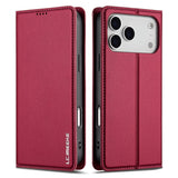 LC.IMEEKE-L1-Series-for-iPhone-17-Pro-Case-PU-Leather-Wallet-Stand-Protective-Phone-Cover-Red