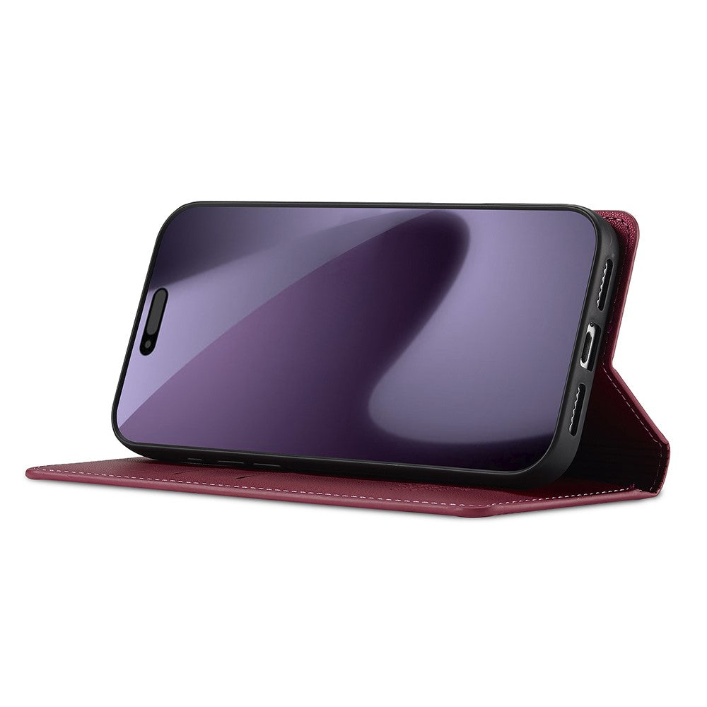 LC.IMEEKE-L1-Series-for-iPhone-17-Pro-Case-PU-Leather-Wallet-Stand-Protective-Phone-Cover-Red