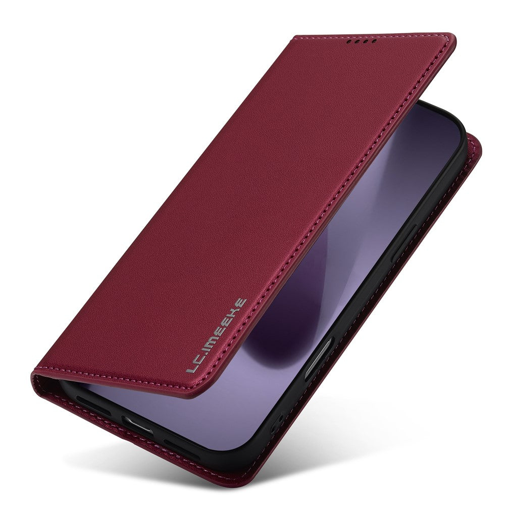 LC.IMEEKE-L1-Series-for-iPhone-17-Pro-Case-PU-Leather-Wallet-Stand-Protective-Phone-Cover-Red