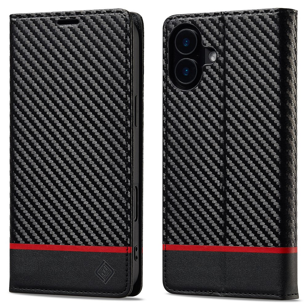 LC.IMEEKE-For-iPhone-17-Wallet-Case-Carbon-Fiber-Texture-Leather-Phone-Cover-Horizontal-Stripe
