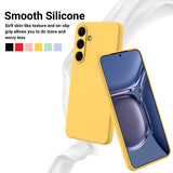 For-Samsung-Galaxy-S25-FE-Liquid-Silicone-Case-Phone-Back-Cover-with-Hand-Strap-Yellow
