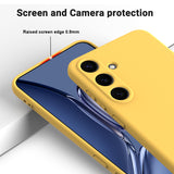 For-Samsung-Galaxy-S25-FE-Liquid-Silicone-Case-Phone-Back-Cover-with-Hand-Strap-Yellow
